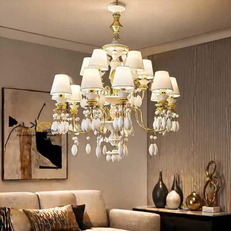 لوستر وارداتی پینترستی نئوکلاسیک 