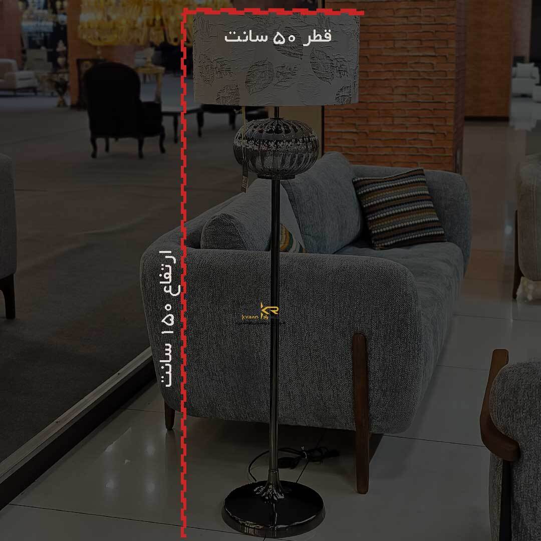  استند و اباژور مدرن و مینیمال دودی طوسی 
