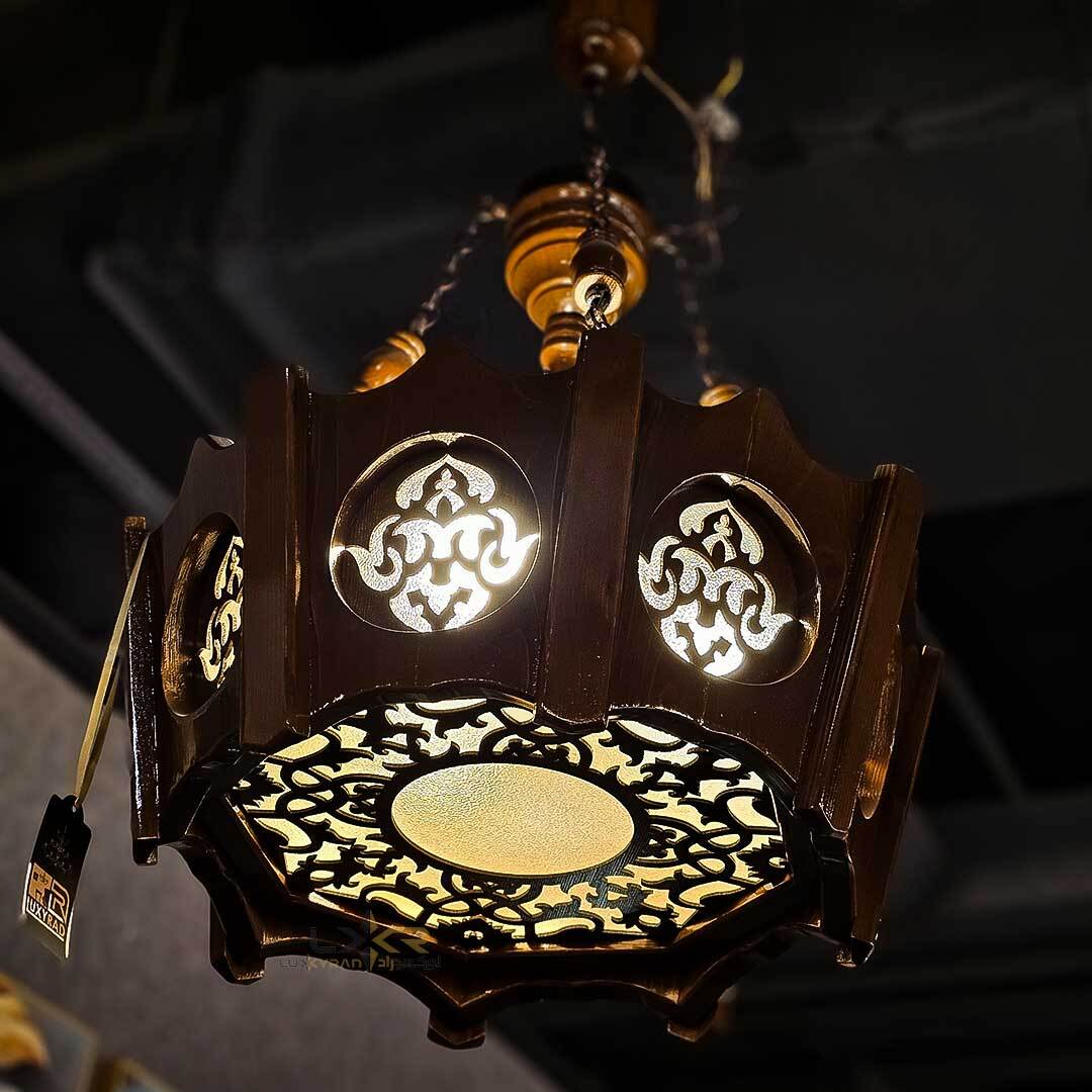 لوستر پینترستی چوبی مدرن نئوکلاسیک قیمت مناسب 