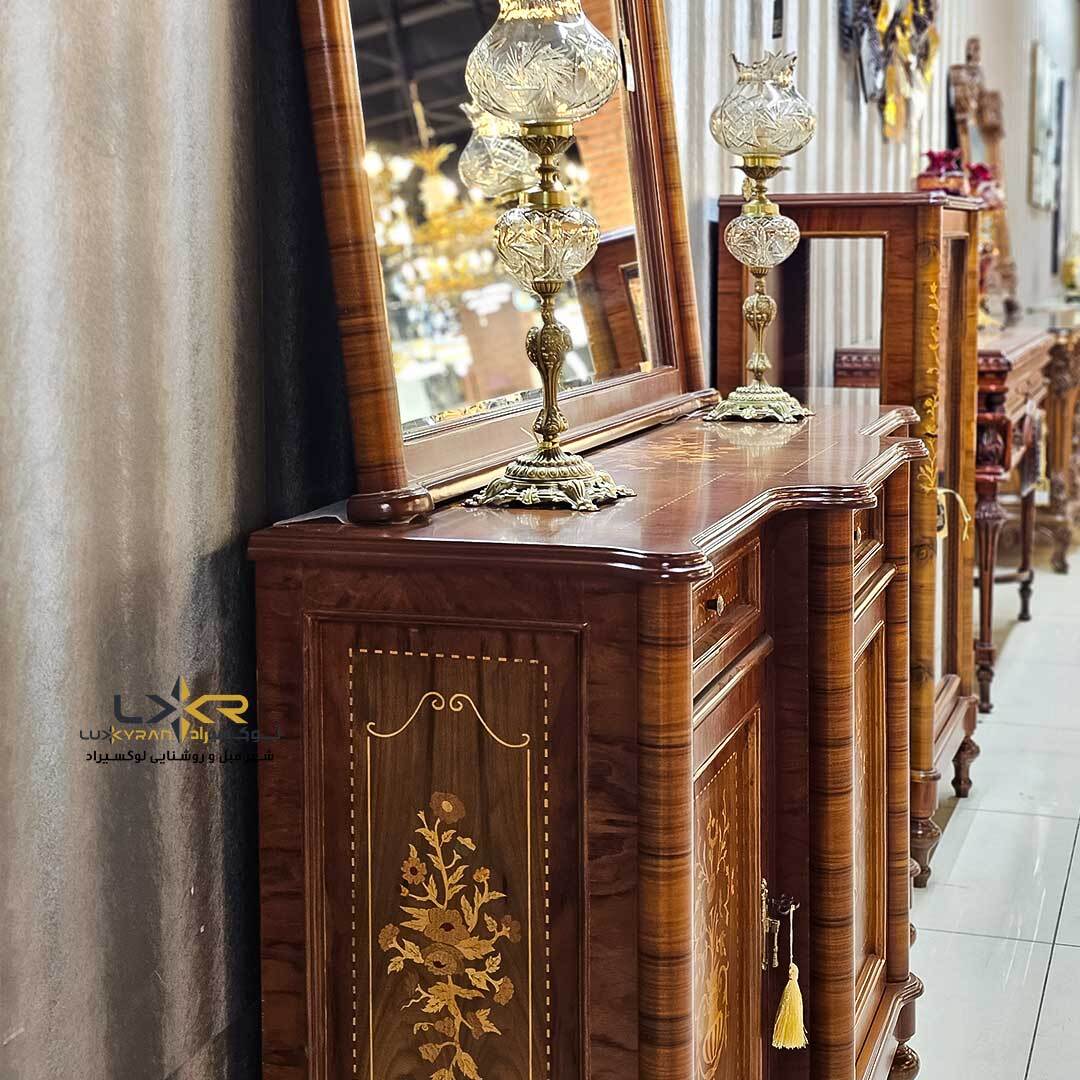  کنسول سبک کلاسیک و نئوکلاسیک تمام منبت کاری 