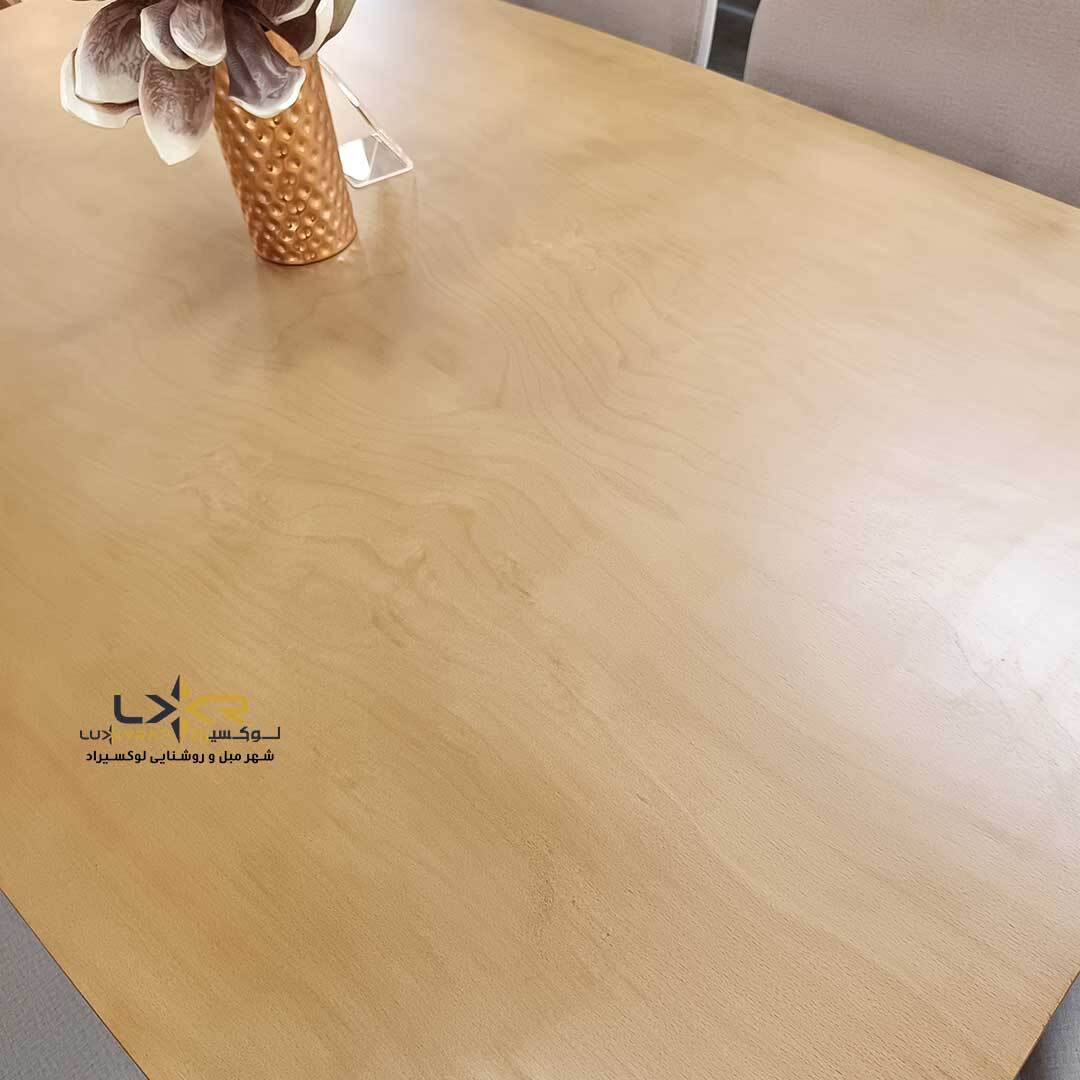  ست نهار خوری زیبا و خاص سبک مدرن رنگ کرم 
