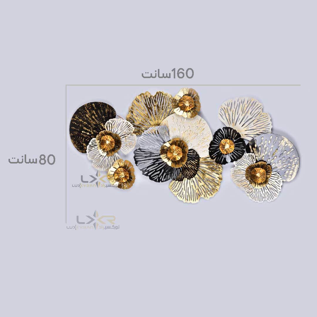  تابلو فلزی جدید طرح گل 