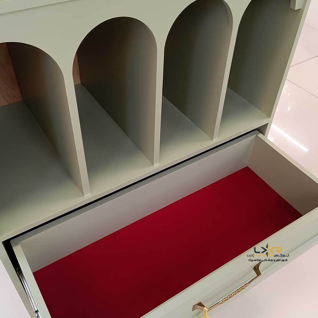  کتابخانه پینترستی و مدرن و مینیمال سبز 