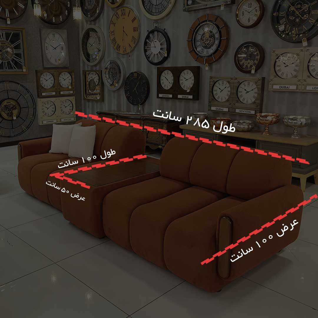  ست مبلمان 8 نفره سبک مینیمال و مدرن رنگ سفید 