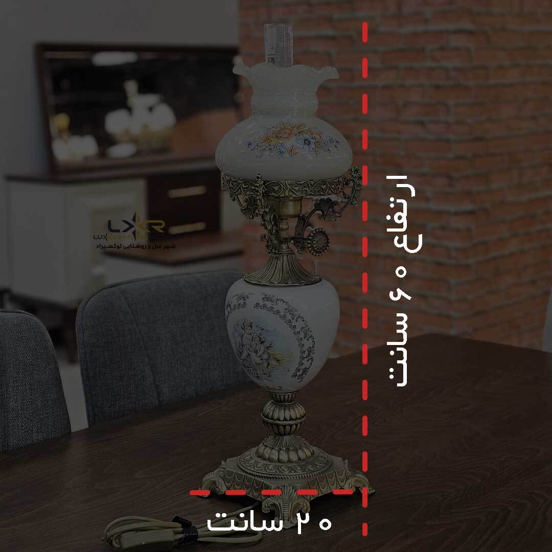  چراغ نئوکلاسیک و کلاسیک رنگ سفید 