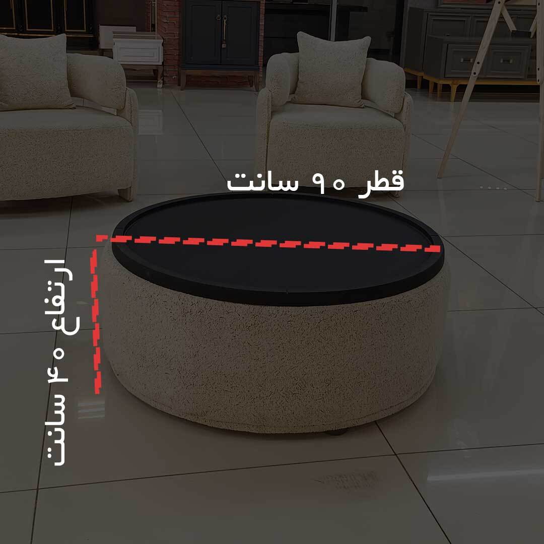  ست مبلمان 8 نفره سبک مینیمال و مدرن رنگ سفید 