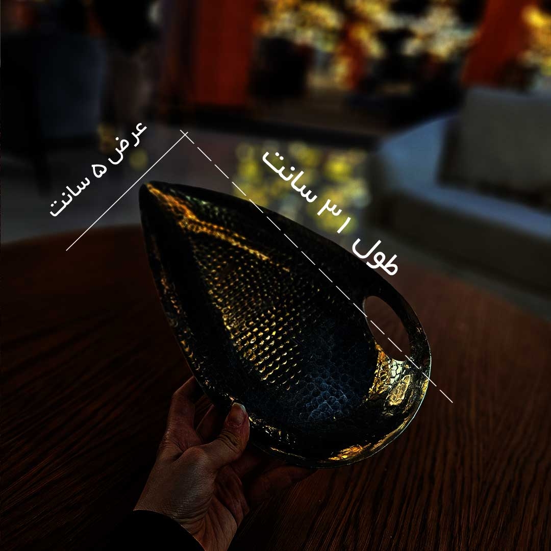  سینی طرح اشک مسی 