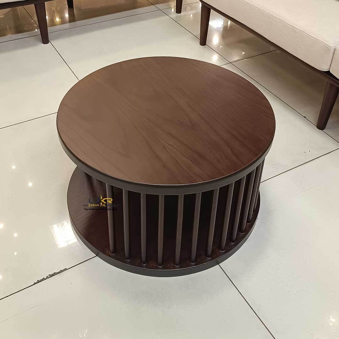 مبل پینترستی و مدرن رنگ کرم و سبز تمام چوب