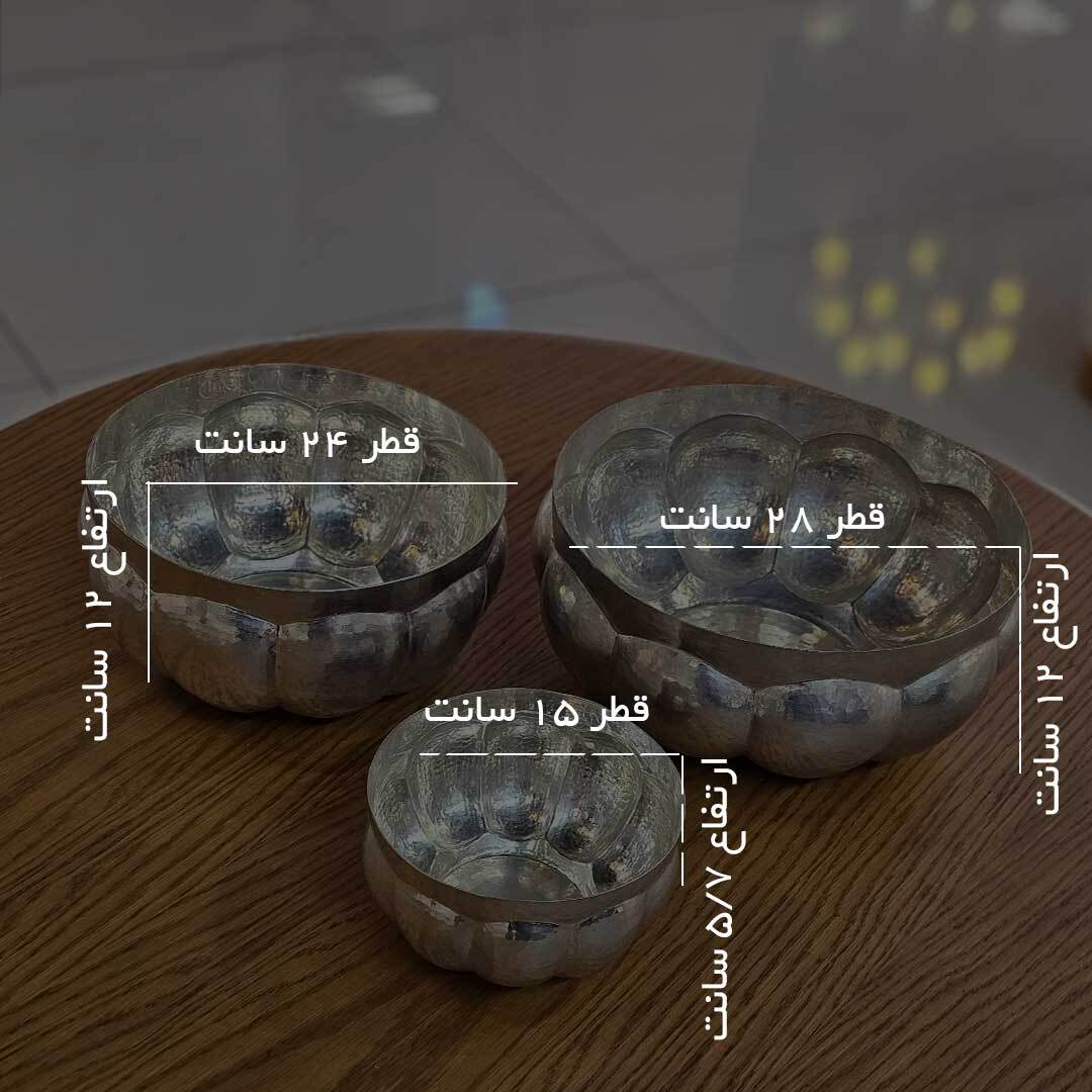  میوه خوری قلم کاری مسی 
