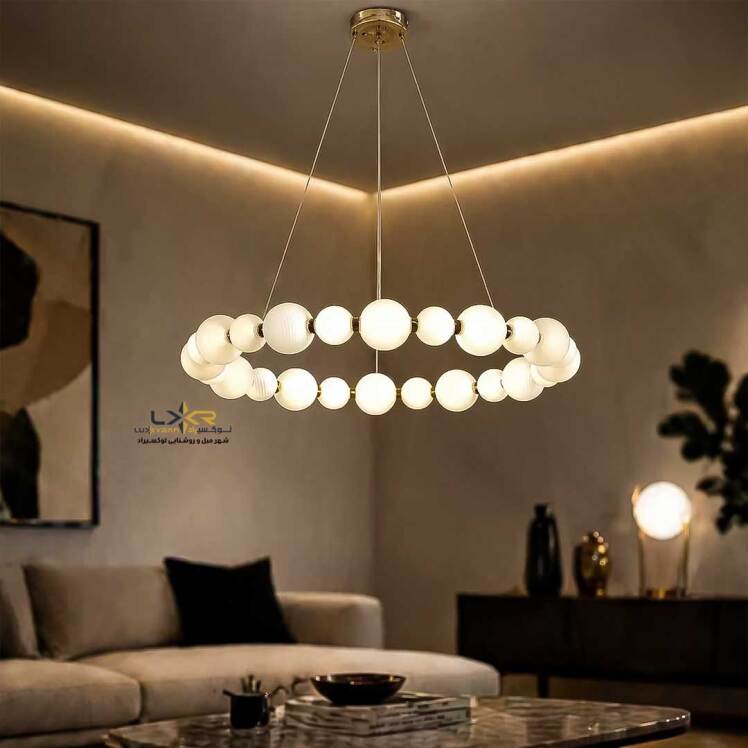 لوستر پینترستی مدرن و مینیمال کهکشانی