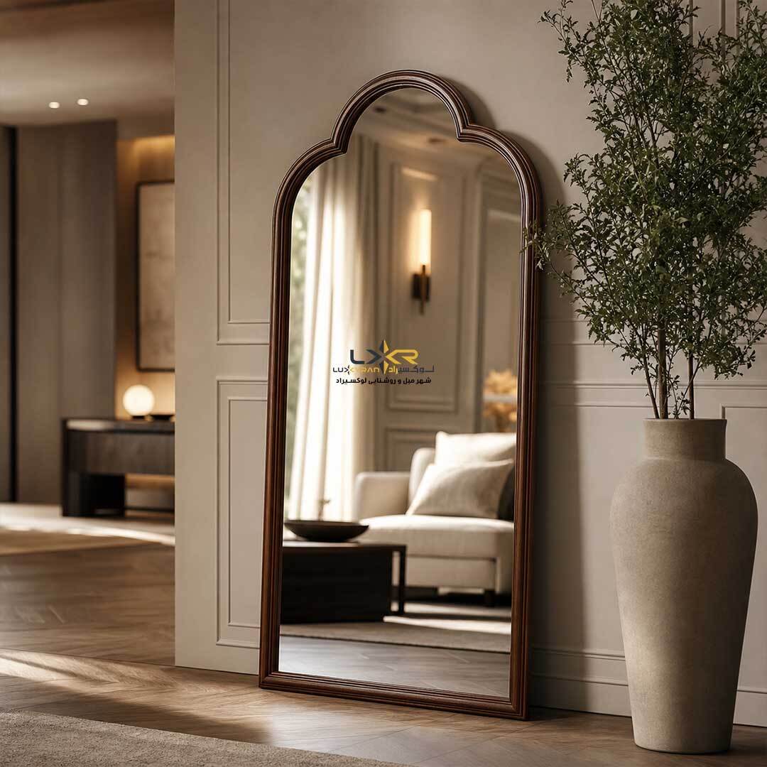 اینه مدرن و نئوکلاسیک قهوه ای 