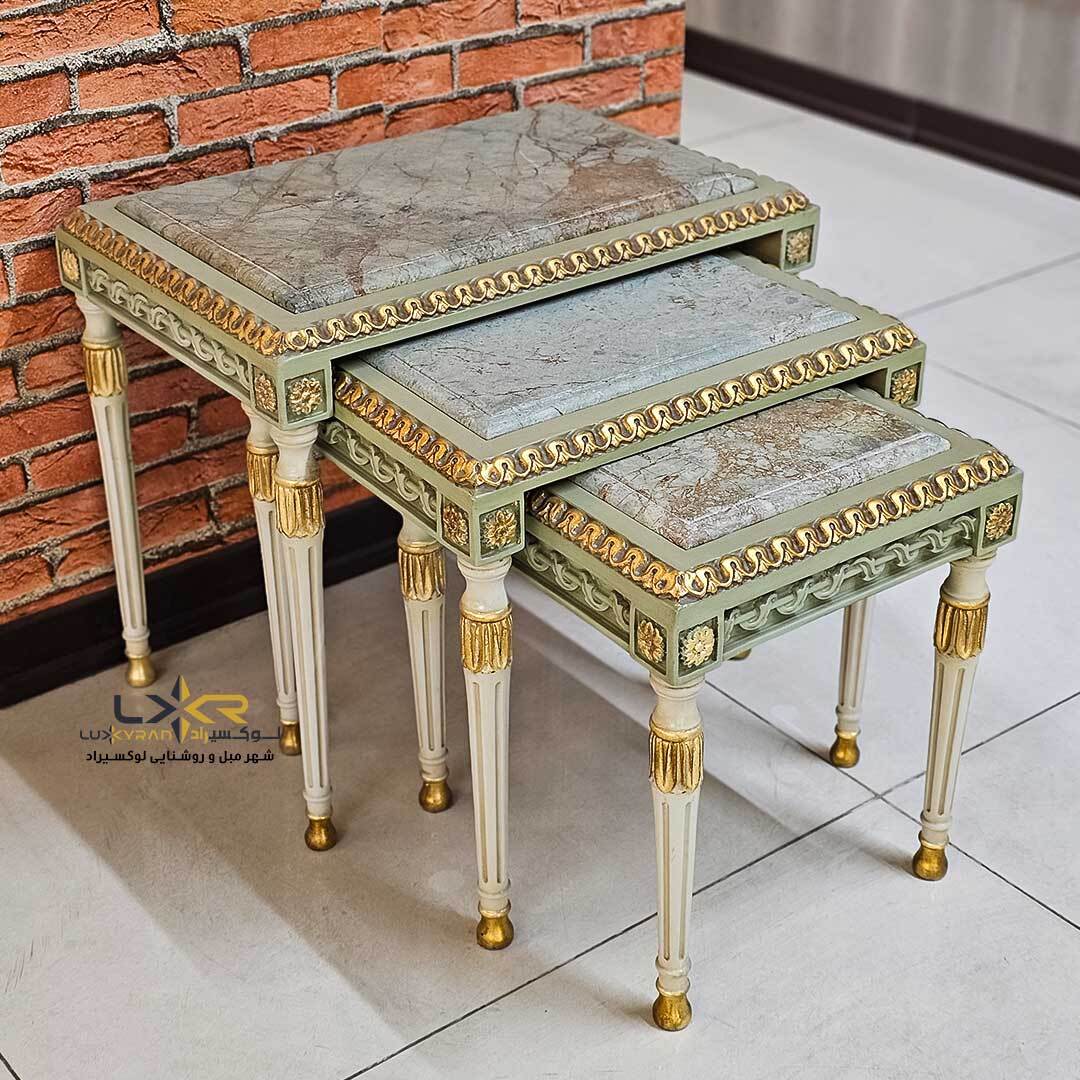  عسلی های تودر تو و کمجا برنزکاری شده 