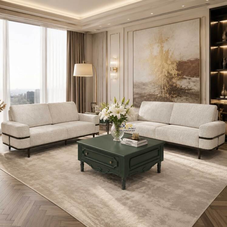 کاناپه سه نفره راحتی مدرن ومینیمال رنگ