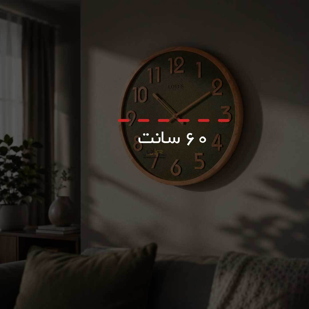  ساعت دیواری گرد پینترستی رنگ سبز 