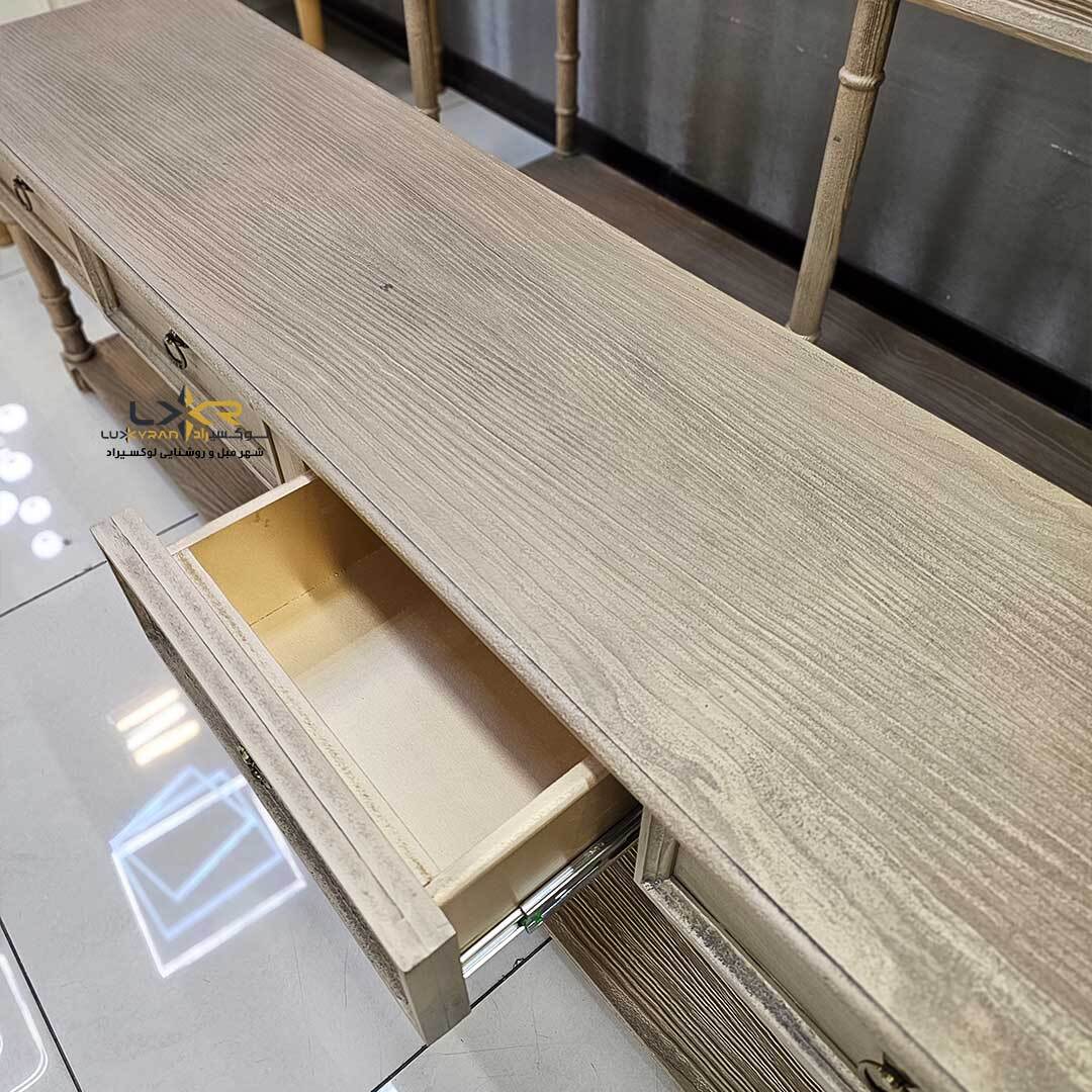 آینه و کنسول و میز تی وی سند بلاست سبک مینیمال پینترستی سبک بوهو
