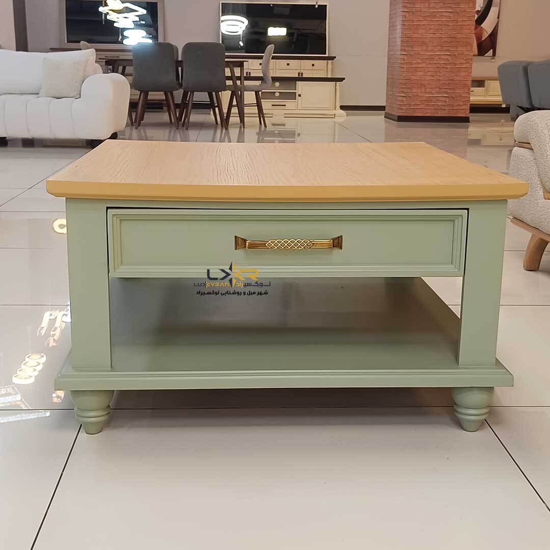  جلومبلی و عسلی رنگ سبز پاستیلی 