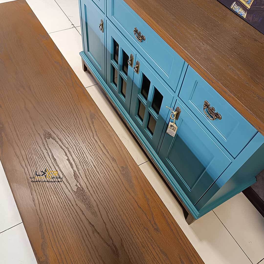  اینه و کنسول و میز تیوی سبک مدرن و نئوکلاسیک رنگ ابی 