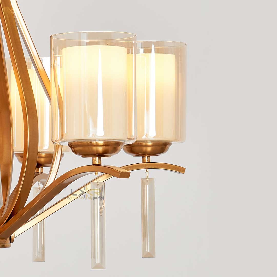 لوستر اقتصادی و شیک سبک مدرن 6 شعله 8532/6