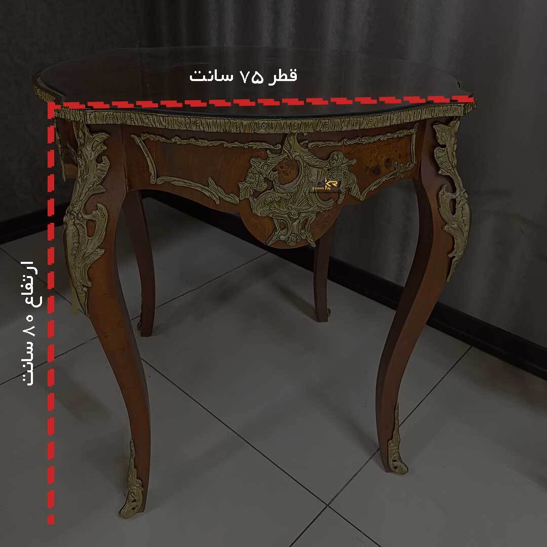  میز خاطره و میز تلفن پینترستی نئوکلاسیک و کلاسیک برنزکوب شده 