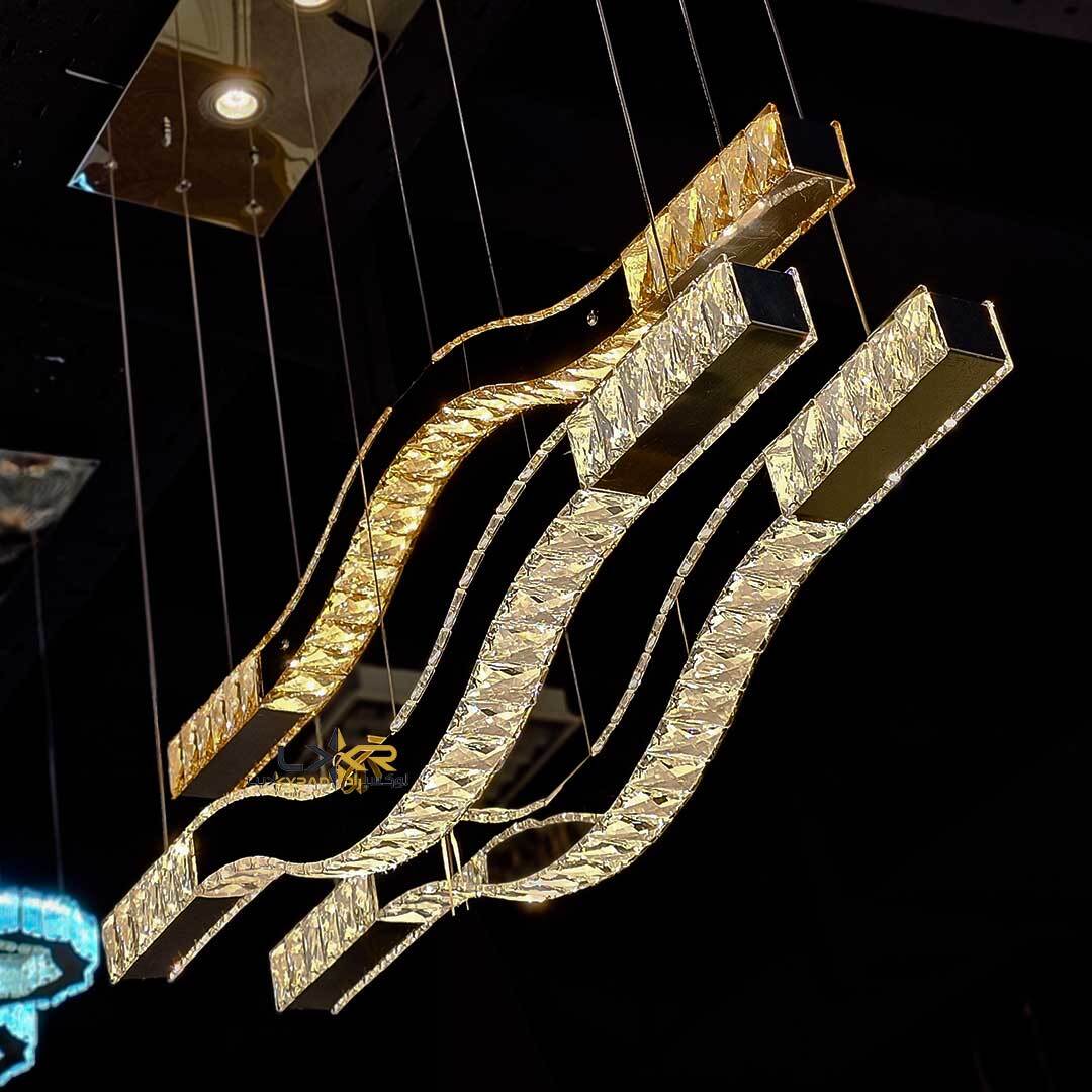 لاینر LED کریستالی سبک مینیمال مدرن